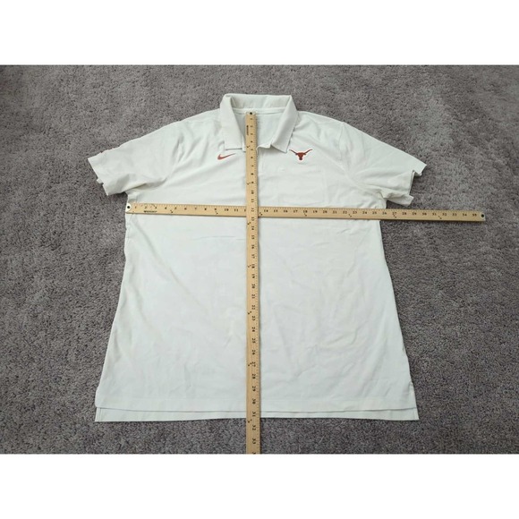 Texas Longhorns Polo Shirt Mens XXL NCAA Big 12 Nike Dri-Fit R Tuzin - Picture 6 of 9